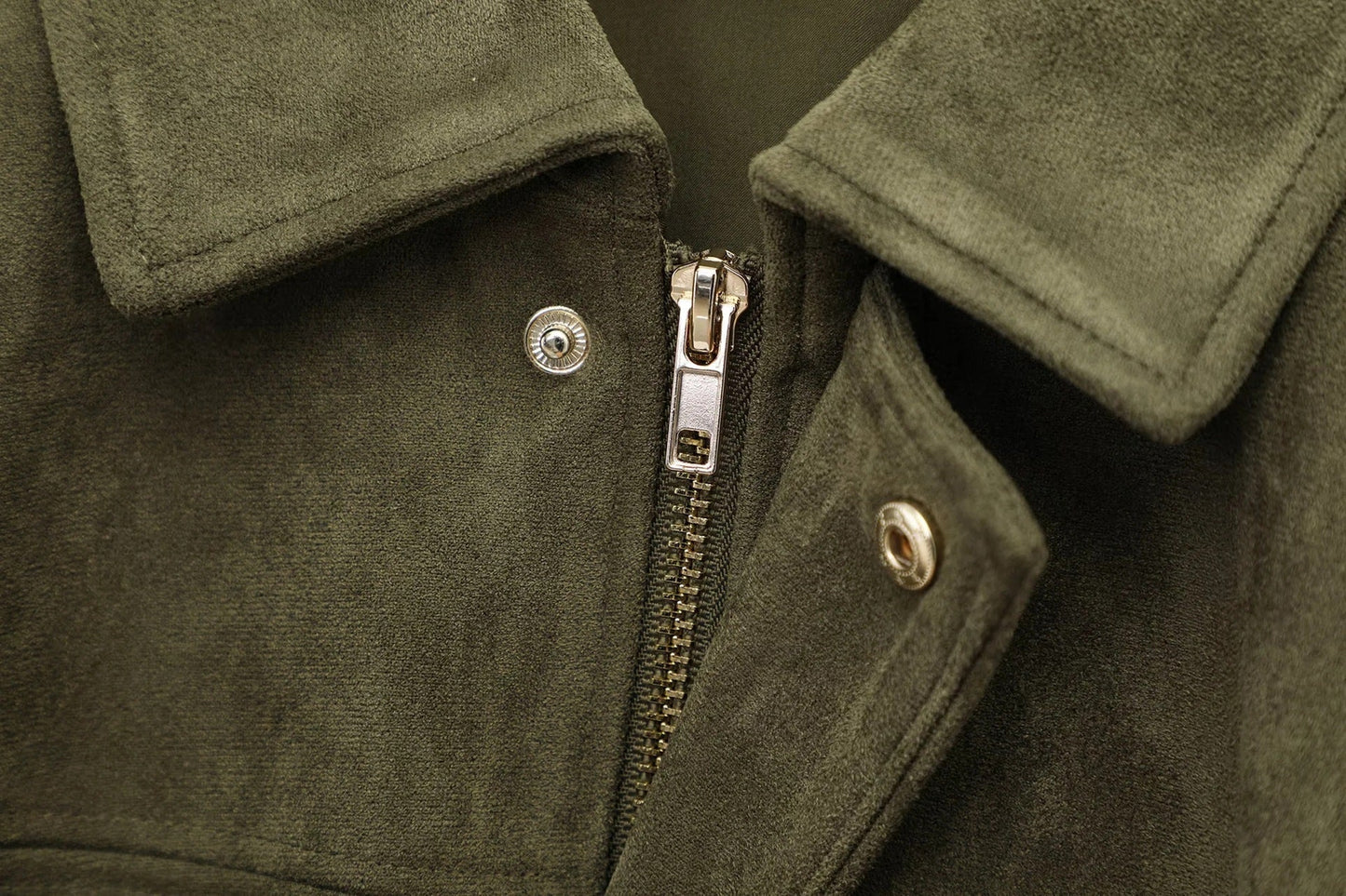 Oversized Suèdelook Jas met Tunnelzoom – Urban Utility