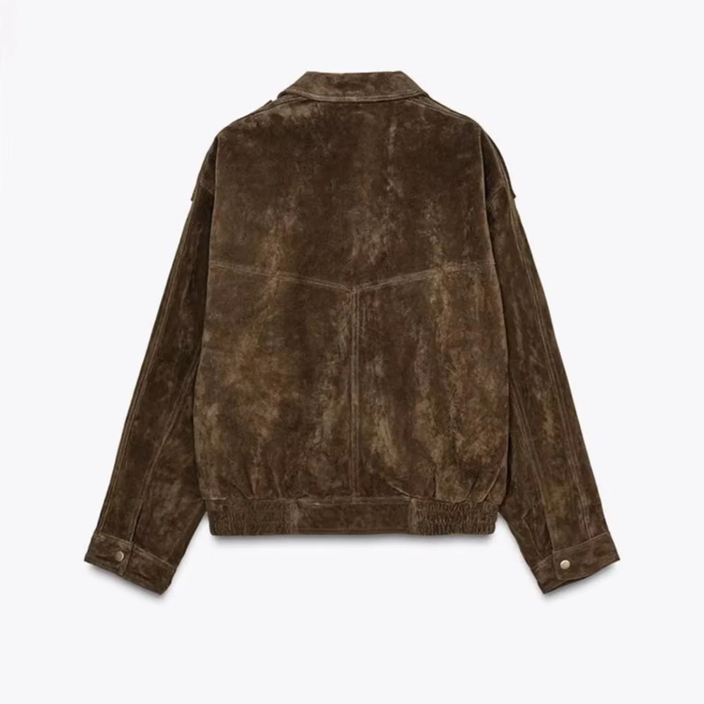 Oversized Suèdelook Jas met Tunnelzoom – Urban Utility