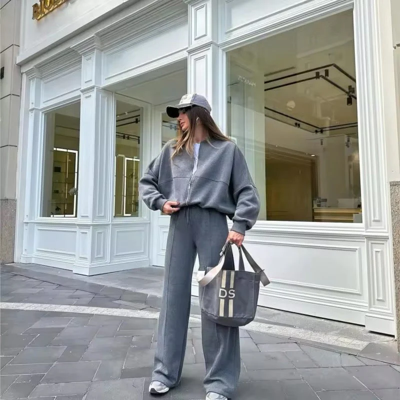 Loungewear Set met Ritsvest – Relaxed Fit