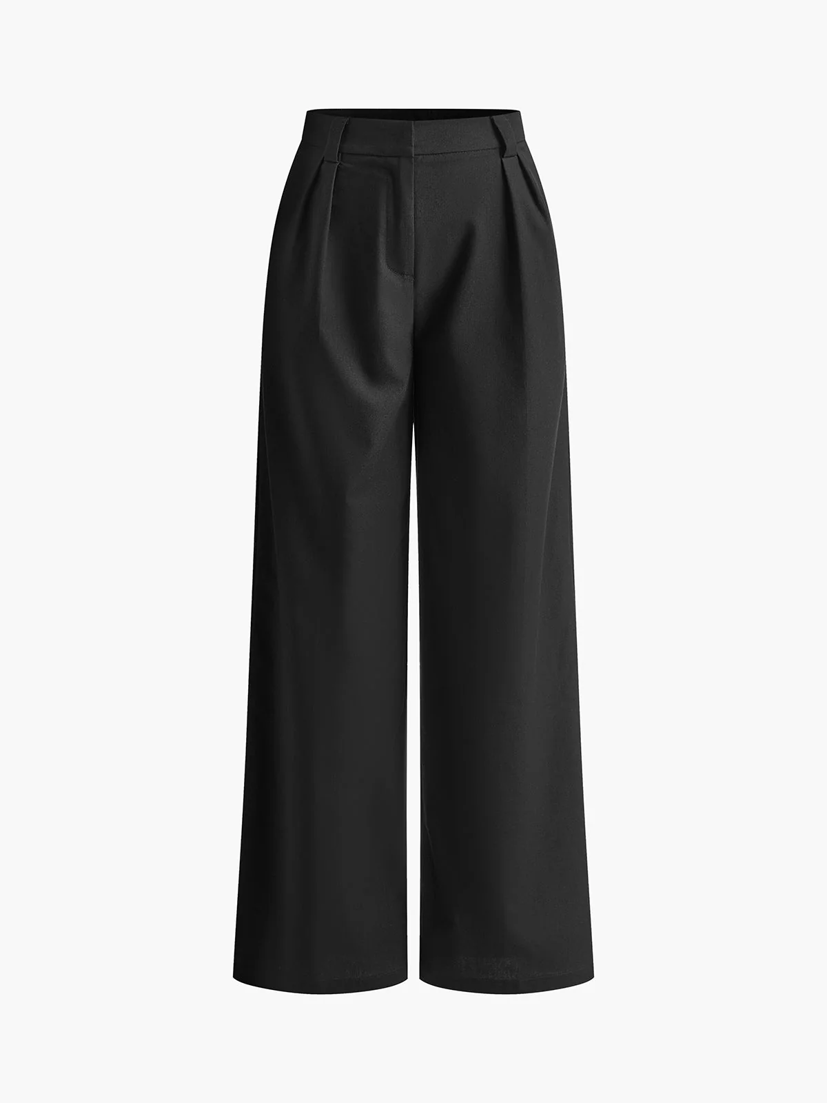 Tweedelige linnen set voor dames – Mouwloos vest en wijde broek