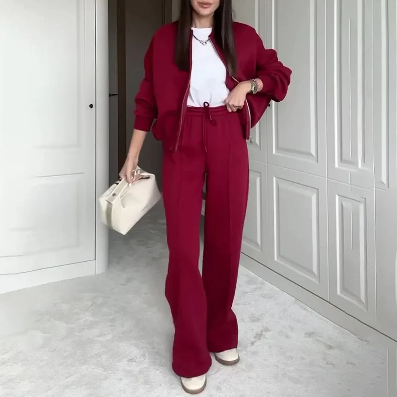 Loungewear Set met Ritsvest – Relaxed Fit